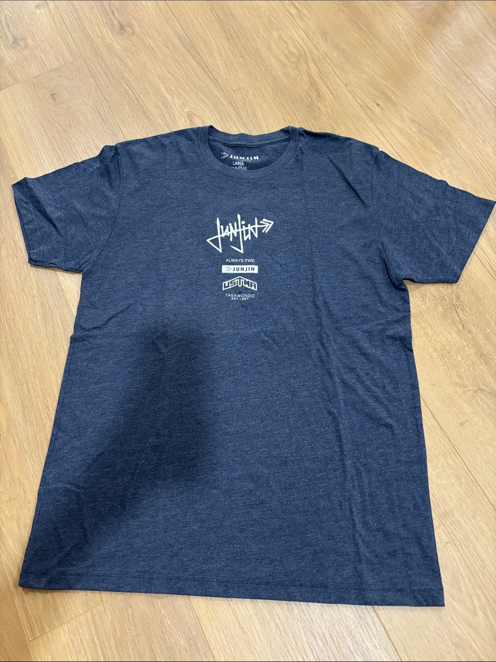 Navy Graphic Crew Neck Tee - Men